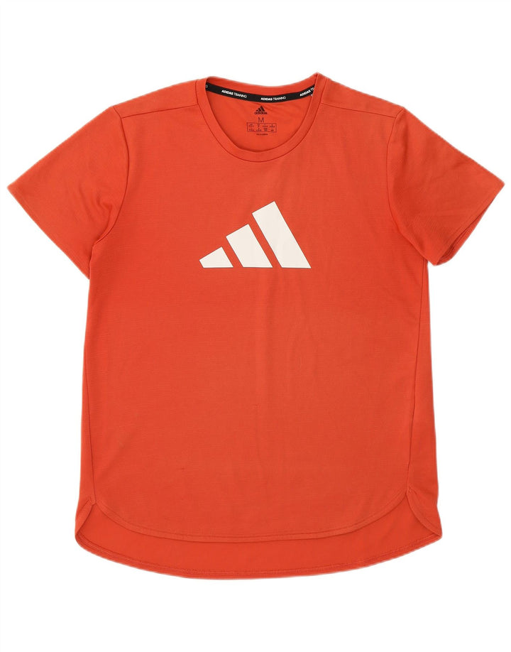 Tricou grafic Adidas pentru femei Top UK 12/14 Poliester portocaliu mediu
