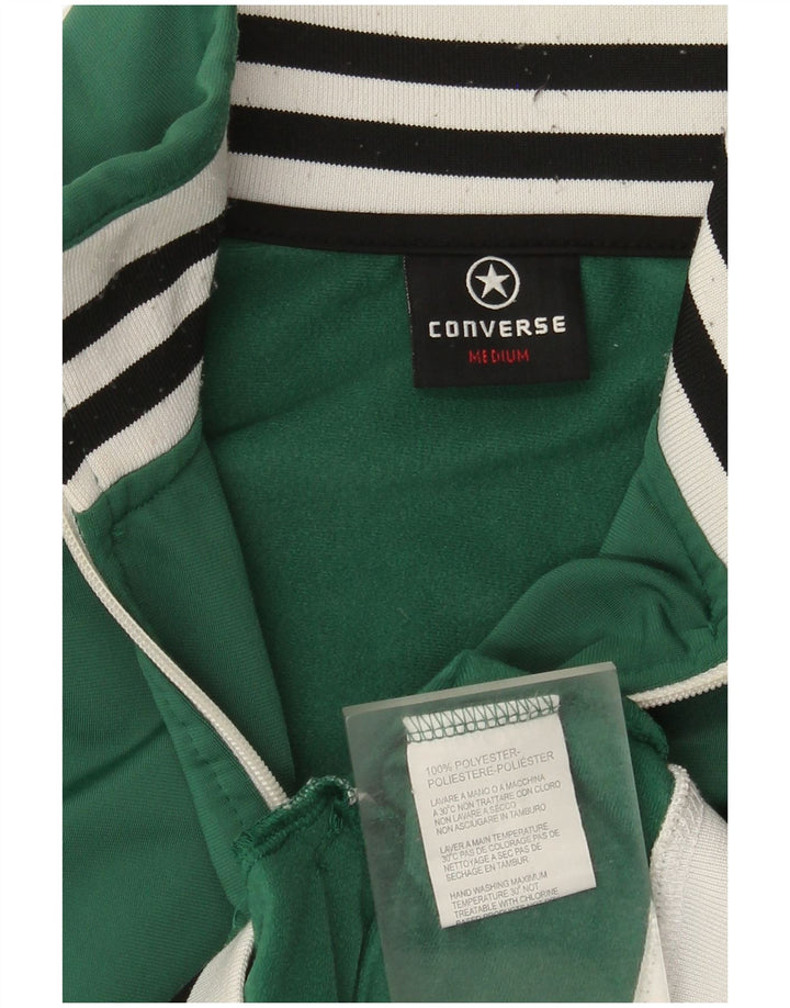 Jachetă de trening Converse pentru femei UK 14 Medium Green Colorblock