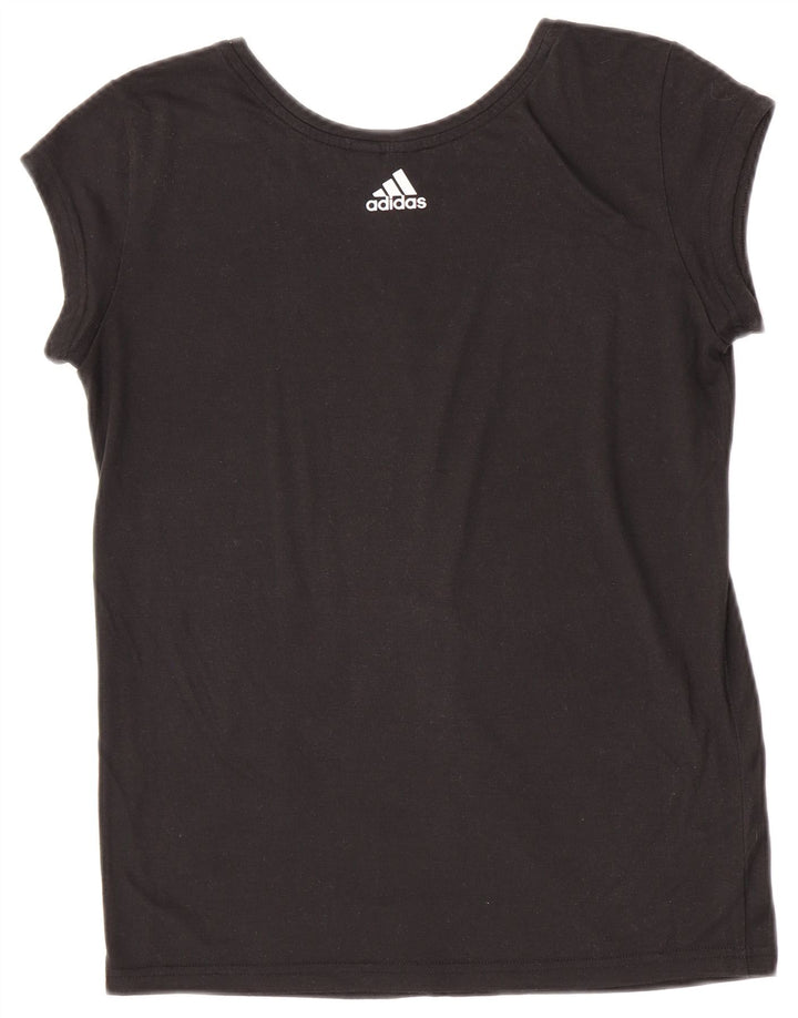 Tricou grafic Adidas pentru femei Top UK 12 Medium Negru