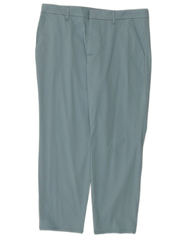 Pantaloni tăiați conici pentru femei Marks & Spencer UK 16 Large W34 L26 Blue