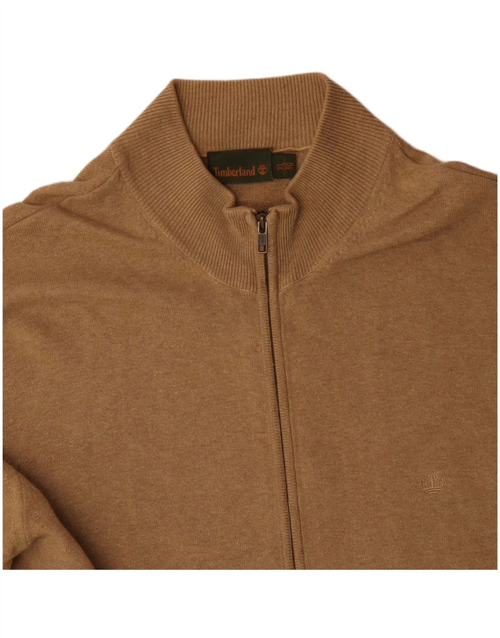 Pulover cardigan pentru bărbați TIMBERLAND XL, bej, bumbac