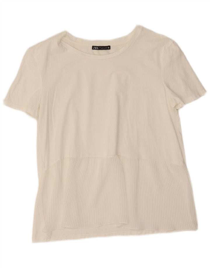 Tricou pentru femei Zara UK 10 Small White