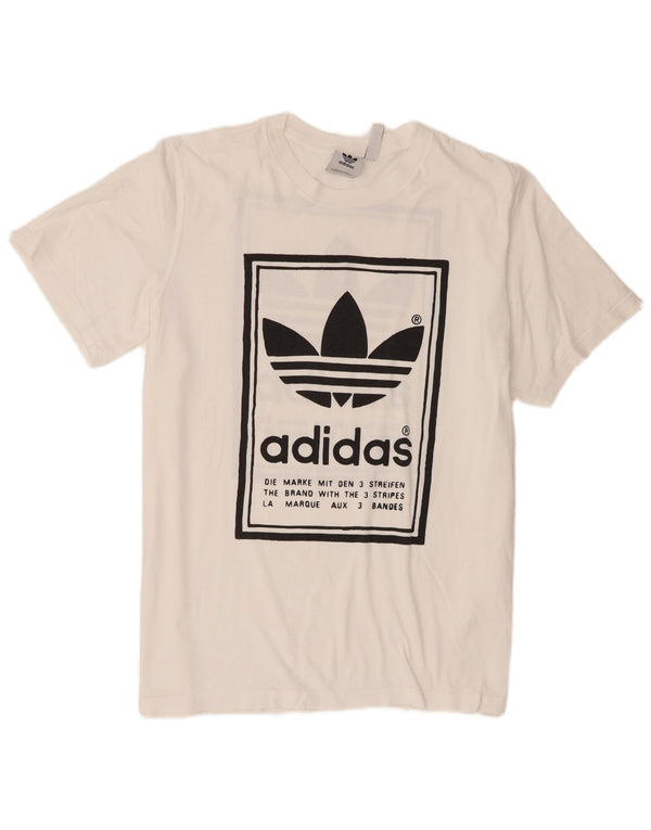 Tricou grafic pentru bărbați Adidas Top XL Alb