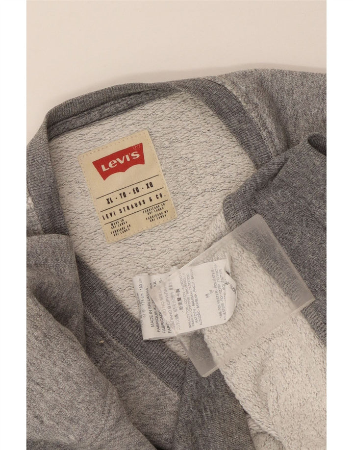 Pulover pentru bărbați Levi's Pulover XL, bumbac cu pete gri
