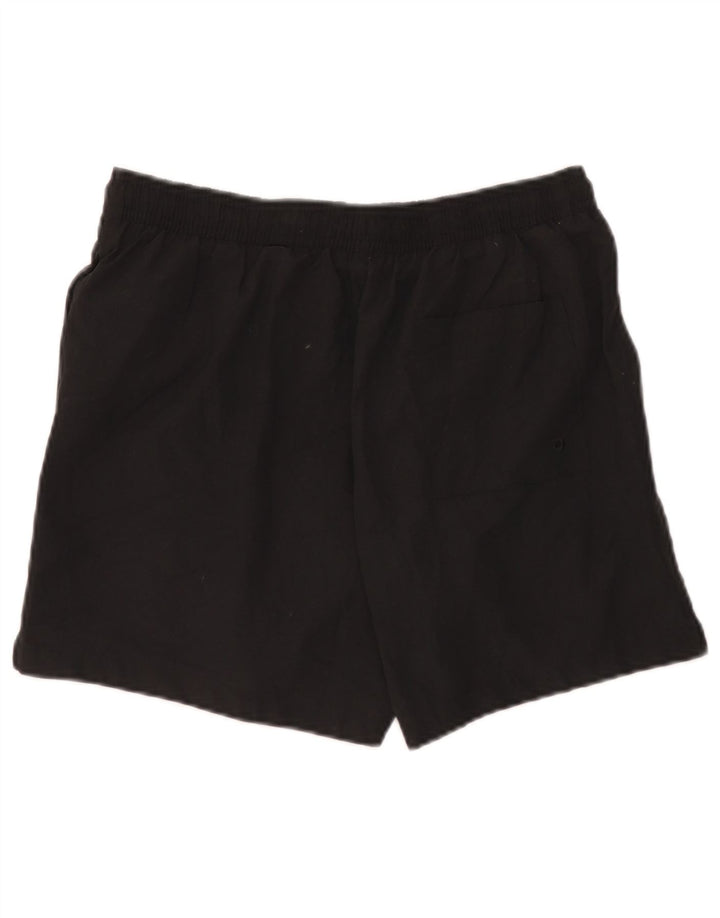 Pantaloni scurți de baie Calvin Klein pentru bărbați, poliester negru mediu