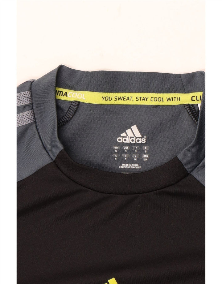 Tricou Adidas Climacool pentru bărbați Top mic negru Colorblock