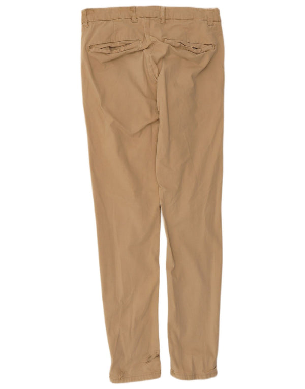 Pantaloni chino slim pentru bărbați Zara EU 38 Mici L30 L29 Bej Bumbac