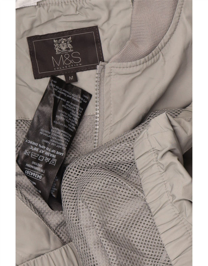 Jachetă Bomber pentru bărbați Marks & Spencer UK 38 Medium Gri Poliester