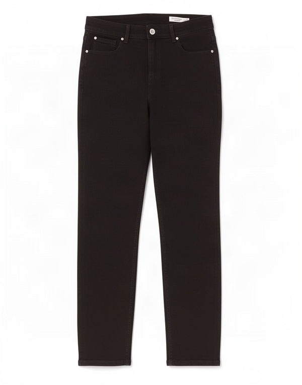 Blugi The Sienna Straight pentru femei Marks & Spencer UK 14 Large W32 L30 Black