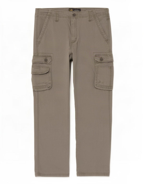 Pantaloni cargo drepti pentru bărbați Lee W32 L31 gri