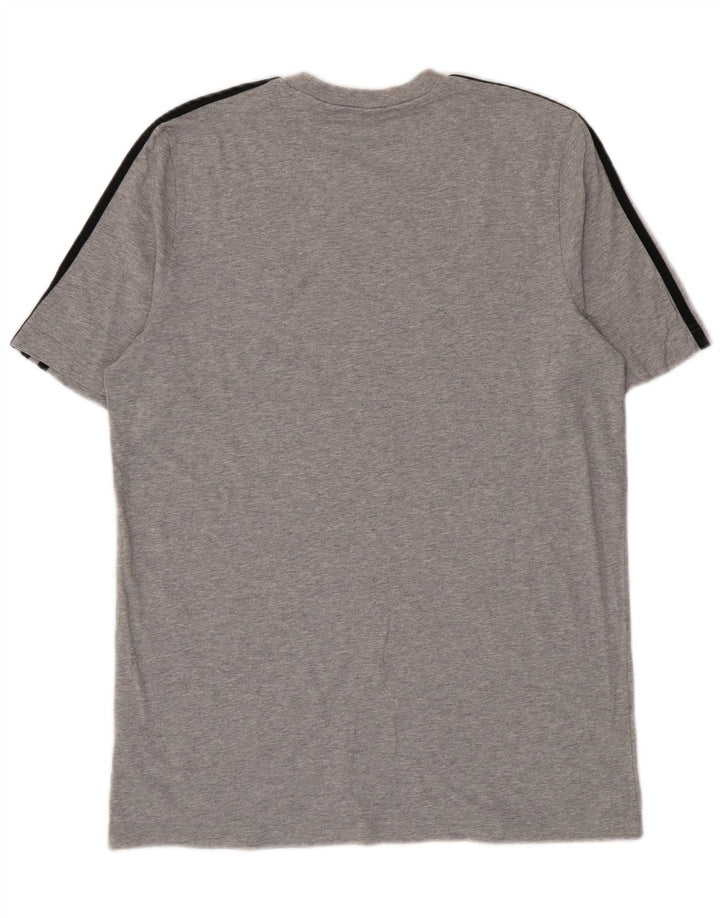 Tricou pentru bărbați Adidas Top mare, gri, pete din bumbac