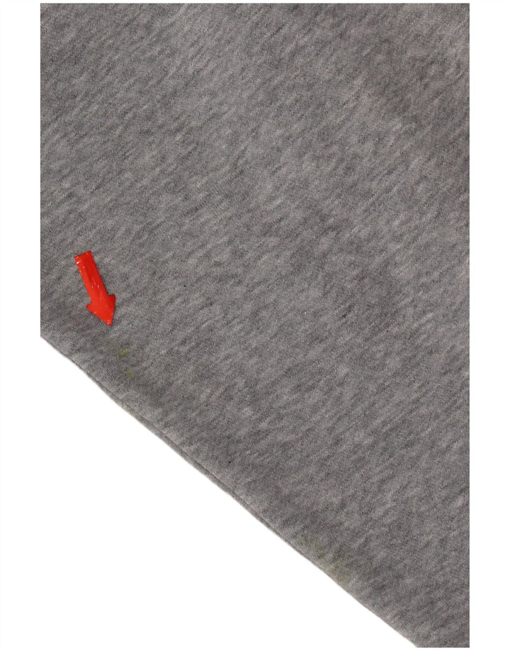 Pulover Nike pentru bărbați, cu fermoar, bumbac gri 2XL
