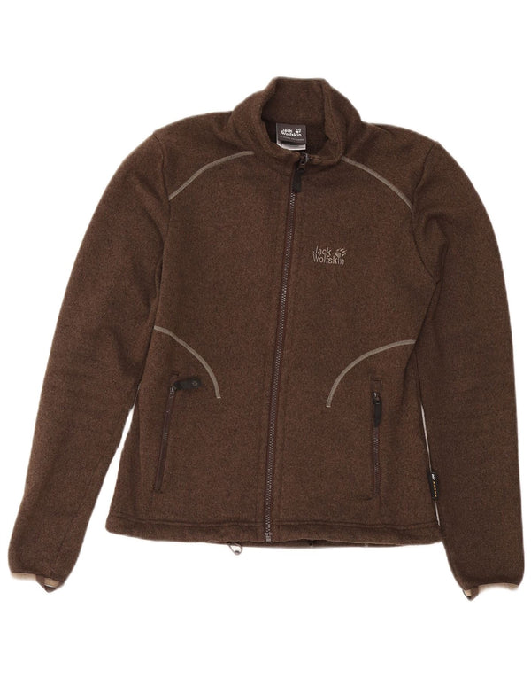 Jachetă de trening pentru femei JACK WOLFSKIN UK 10 Poliester maro mic