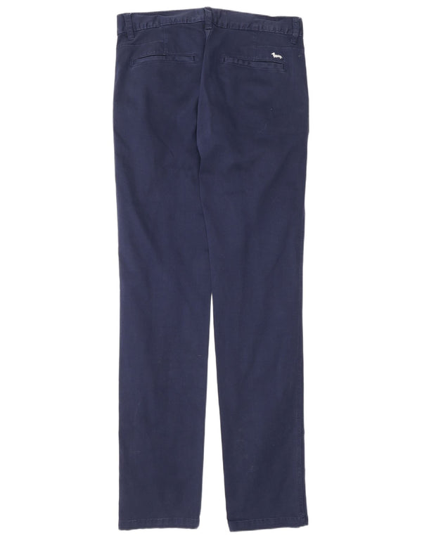 Pantaloni chino slim pentru bărbați Harmont & Blaine L32 L34 bleumarin