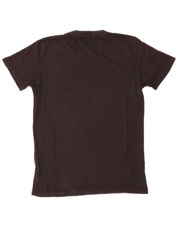 Tricou grafic pentru bărbați Replay Top mediu negru bumbac