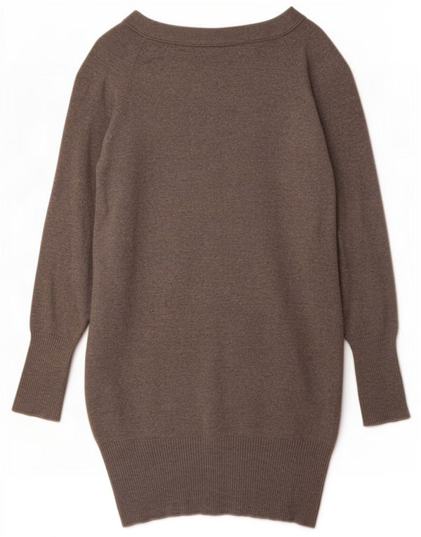 Pulover cardigan pentru femei Zara UK 10 mic, gri bumbac
