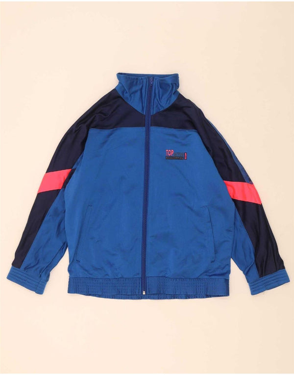 Astrolabio Mens Graphic Tracksuit Top Jacket Medium Blue Colourblock