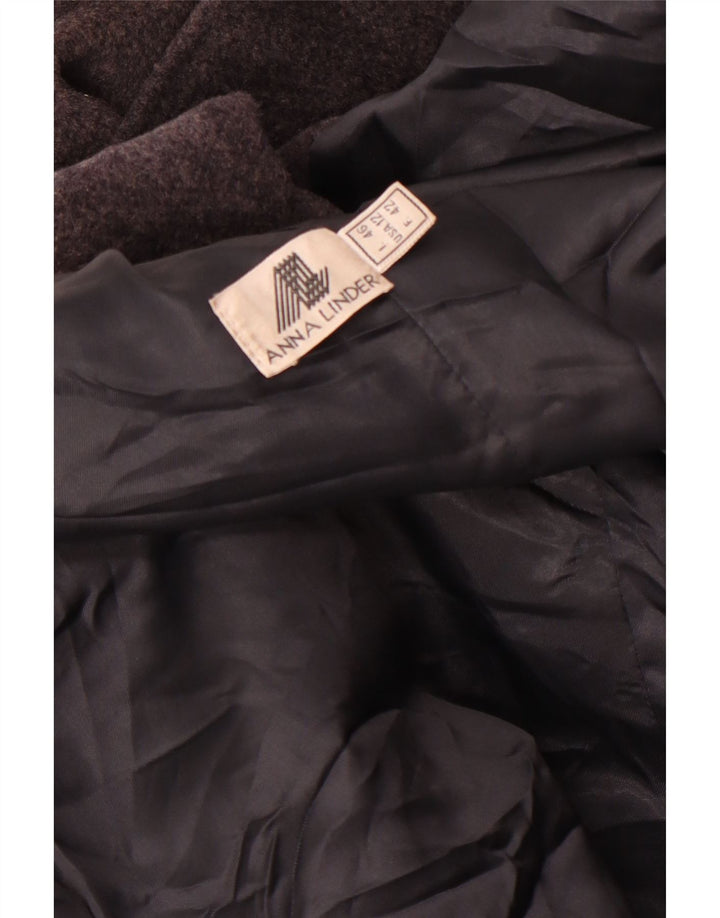 Anna Linder Palton dublu pentru femei US 12, mare, gri