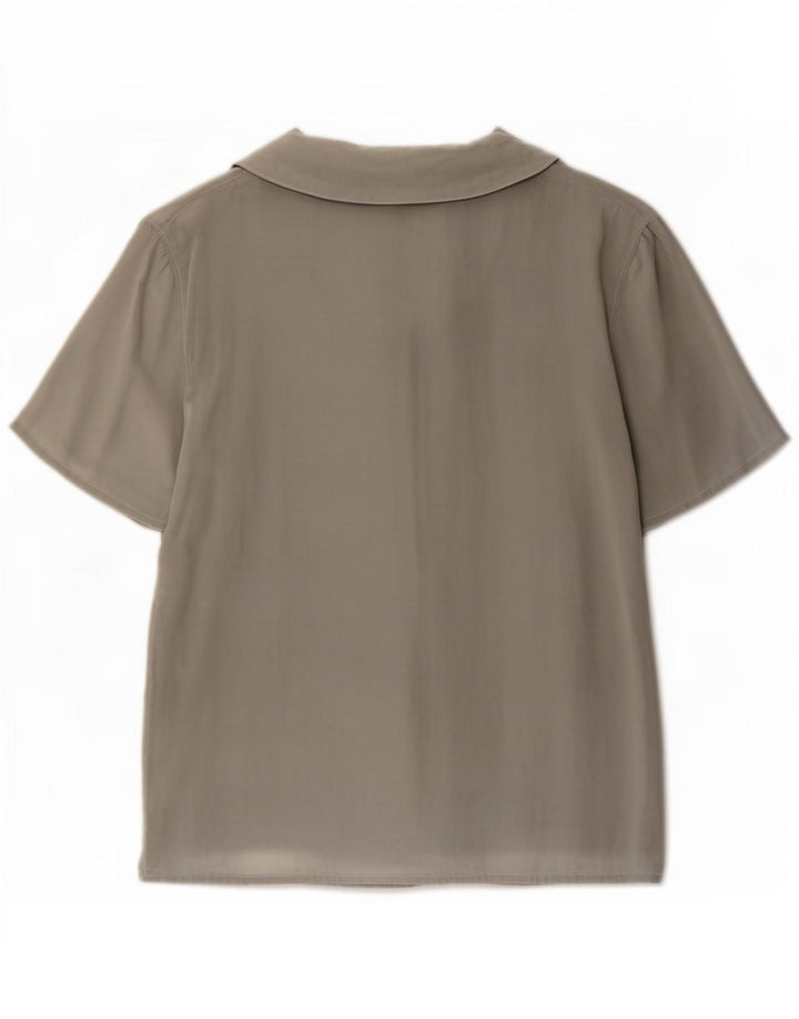 Andrea Mare Tricou Polo Femei IT 48 XL Gri Matase