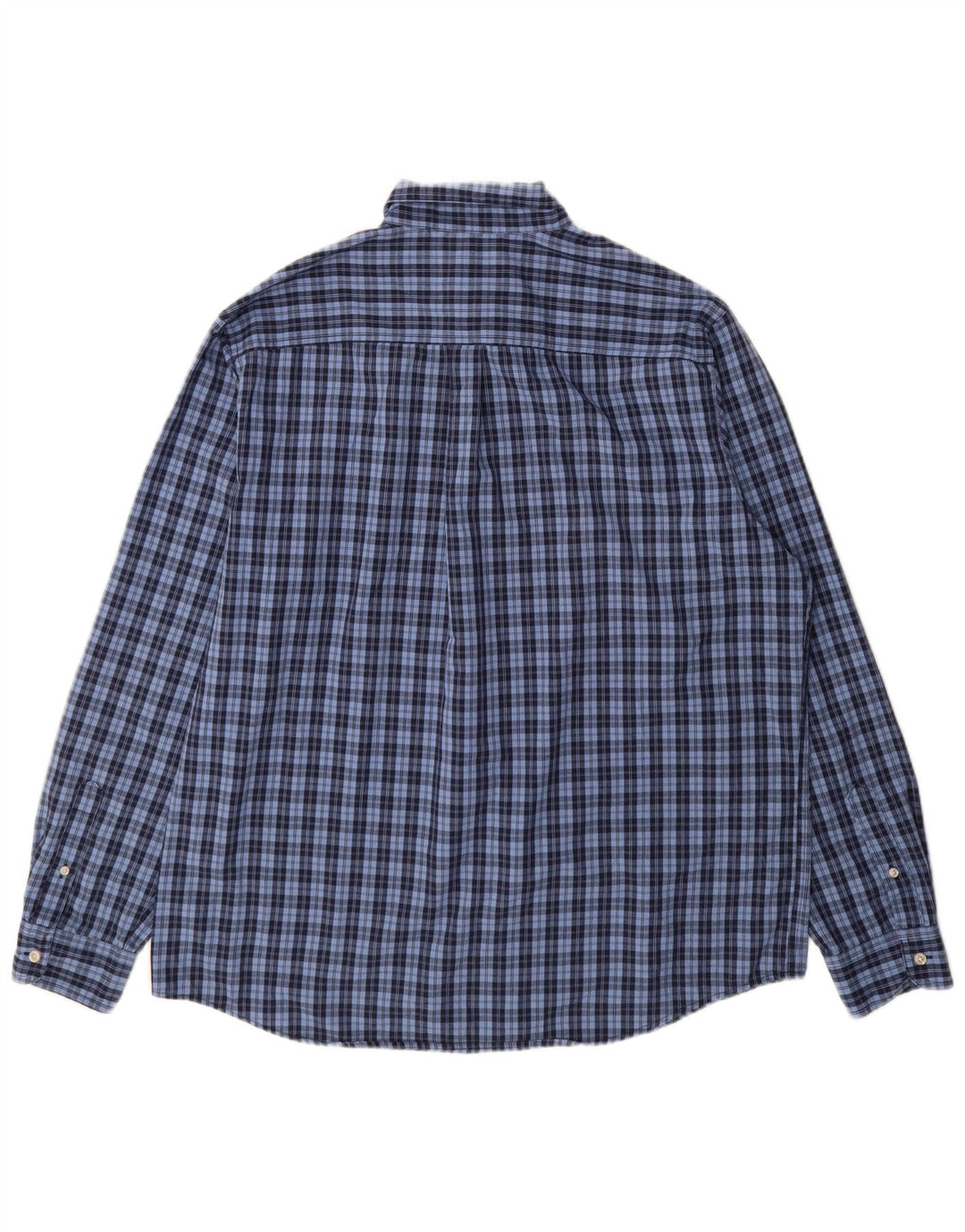 Cămașă pentru bărbați Chaps Easy Care XL Blue Check Bumbac