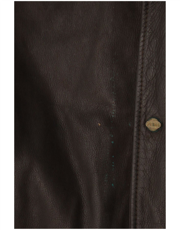 Jachetă de piele pentru bărbați VINTAGE UK 42 XL maro