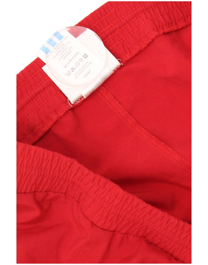 Pantaloni de trening pentru bărbați Adidas Pantaloni de jogging mare, roșu, poliester
