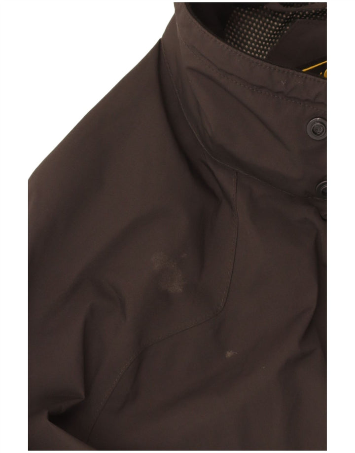 Jack Wolfskin Jachetă de ploaie pentru bărbați UK 40/42, mare, gri din poliamidă