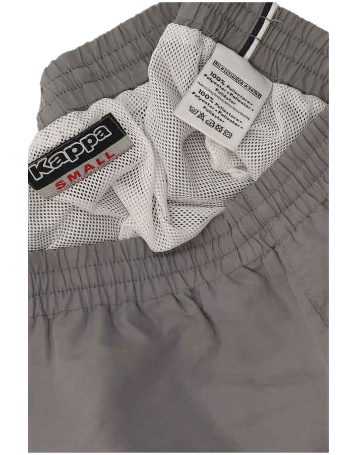Pantaloni scurți sport Kappa pentru bărbați, poliester mici, gri