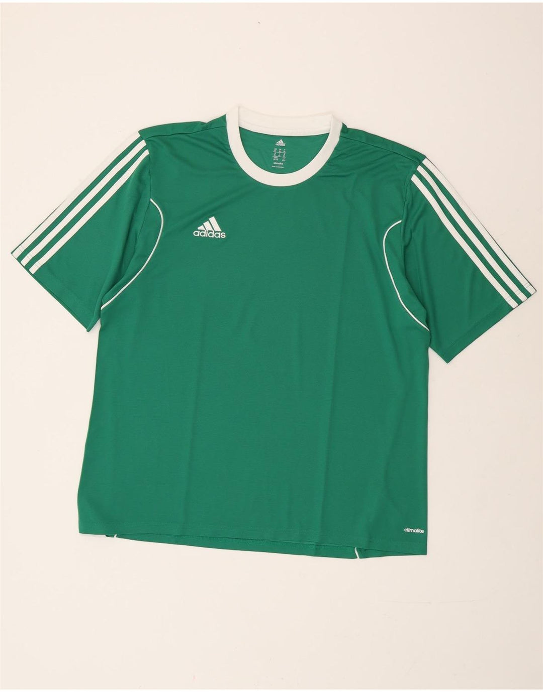 Tricou Adidas Climalite pentru bărbați Top XL Poliester verde