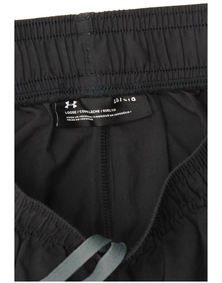 Pantaloni scurți sport grafic pentru bărbați UNDER ARMOUR, mari, negri