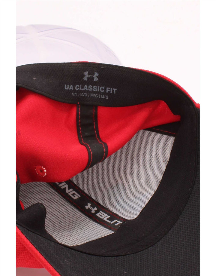 Şapcă de baseball grafică Under Armour pentru bărbaţi, roşu mediu/larg