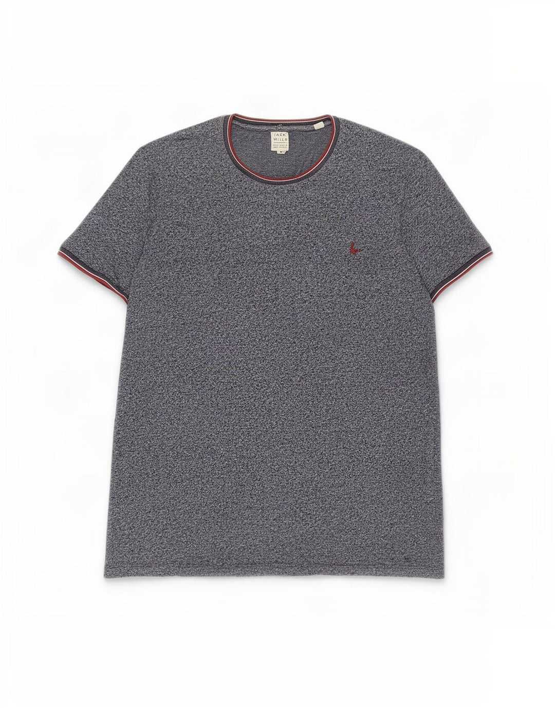 Tricou Jack Wills pentru bărbați Top mediu din bumbac cu pete albastru bleumarin