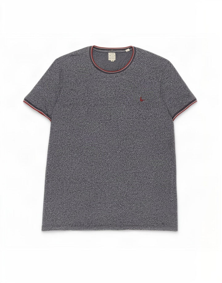 Tricou Jack Wills pentru bărbați Top mediu din bumbac cu pete albastru bleumarin