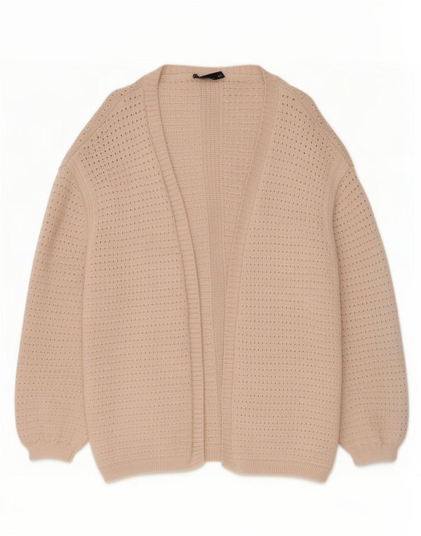 Pulover cardigan deschis pentru femei Marks & Spencer UK 18 XL bumbac bej