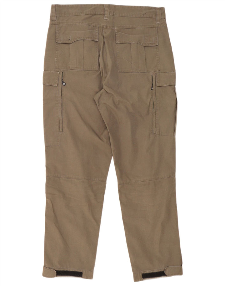 Jack Wolfskin Pantaloni cargo drepti pentru femei Mediu L30 L30 Kaki Poliester