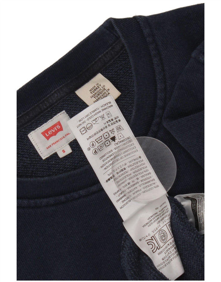 Pulover pentru bărbați Levi's Pulover mic din bumbac bleumarin