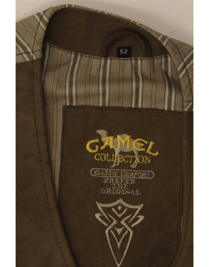 Vestă din piele intoarsa pentru barbati Camel Active IT 52 Maro mare