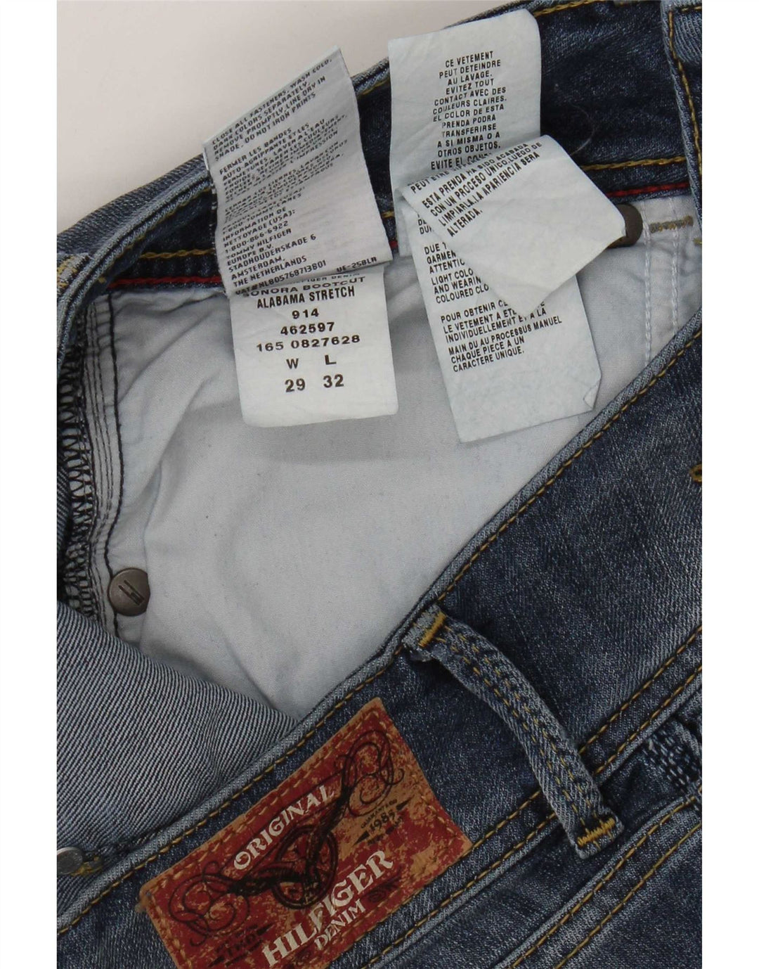 Blugi evazați pentru femei Tommy Hilfiger W29 L32 Bumbac albastru