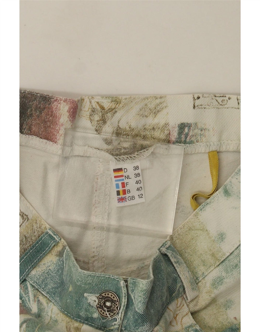 Pantaloni scurti casual vintage pentru femei UK 12 Medium W26 Multicolor Floral