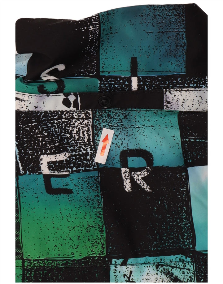 Jachetă Windbreaker cu grafică Quiksilver pentru băieți 9-10 ani, medie, multicoloră