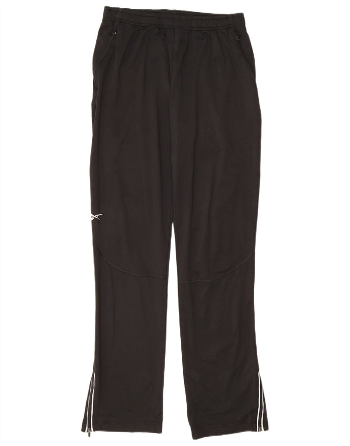 Pantaloni de trening REEBOK pentru bărbați, poliester negru mic