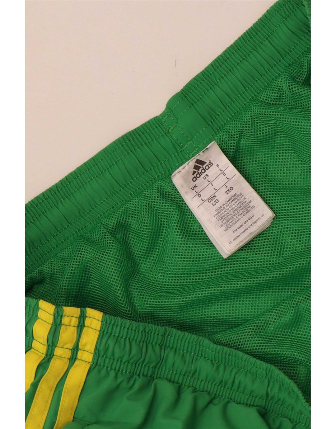 Pantaloni scurți sport adidas pentru bărbați, nailon, verzi