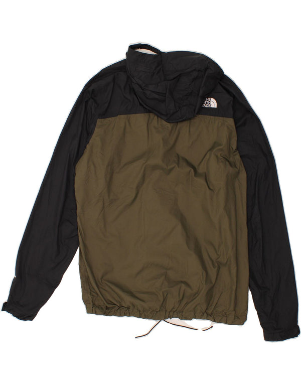 THE NORTH FACE Jachetă de ploaie cu glugă pentru bărbați UK 38 Medium Khaki Colorblock