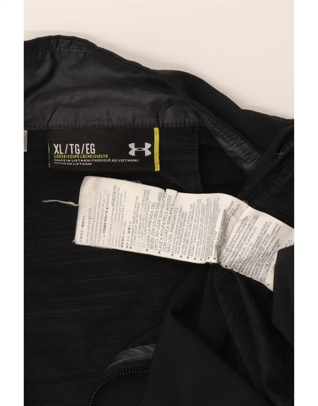 Jachetă de trening pentru bărbați UNDER ARMOUR XL, poliester negru