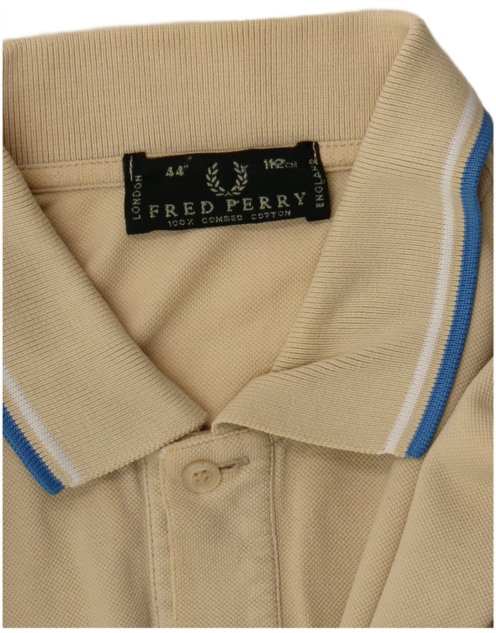 Cămașă polo Fred Perry pentru bărbați, bej mediu