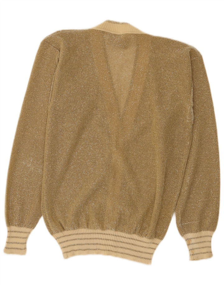 Pulover cardigan pentru femei La Perla UK 12 Medium Gold Flecked