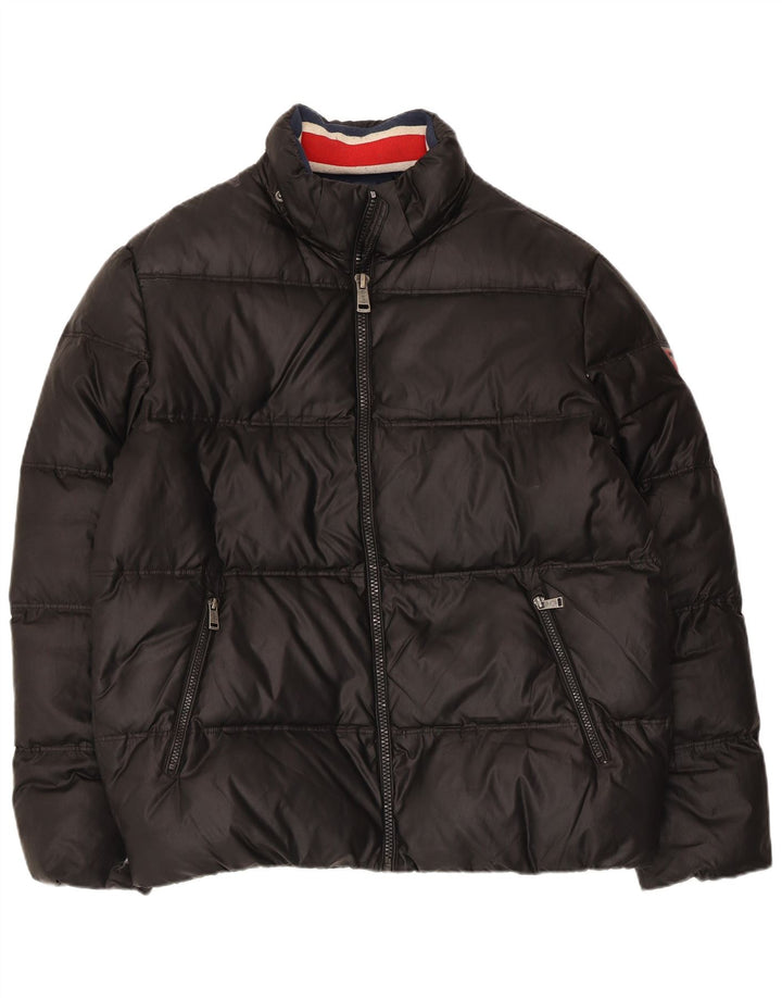 Jachetă căptușită Guess pentru bărbați UK 42 XL poliester negru
