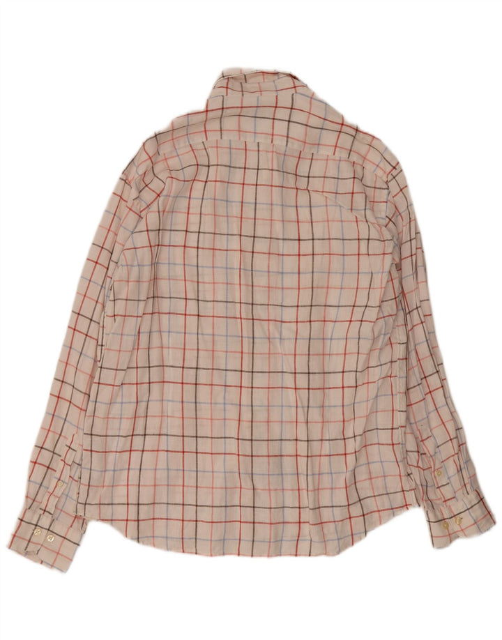 Cămașă pentru bărbați Gant Slim Fit XL, alb, in carouri
