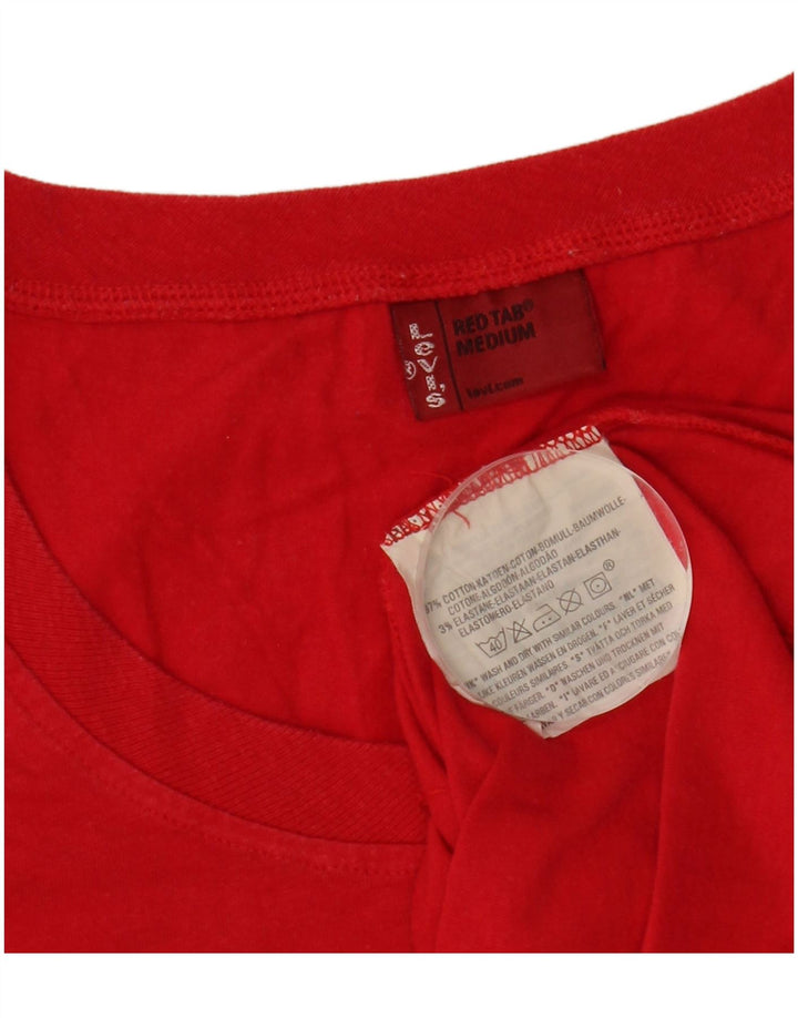 Tricou pentru femei LEVI'S Top UK 12 Medium Red Bumbac