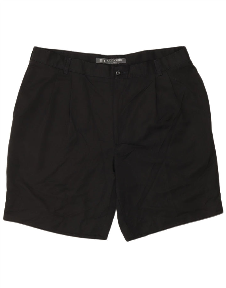 Pantaloni scurți chino pentru bărbați DOCKERS Golf Pegged W40 XL poliester negru